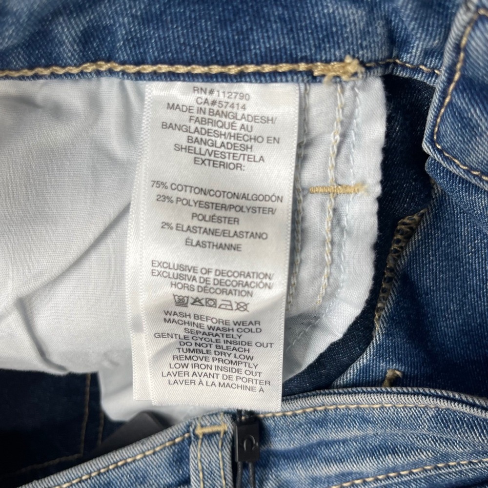 NEW True Religion Joey Mid Rise Flare Jeans Neptune Wash Blue Size 29 - W32xL33 - Picture 5 of 12